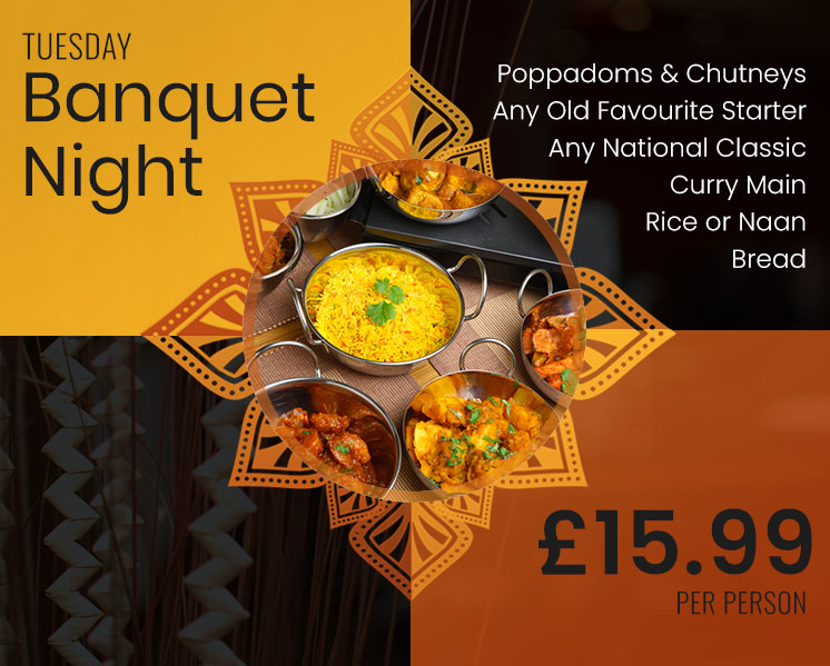 Offers at The Maharaja Indian Restaurant
